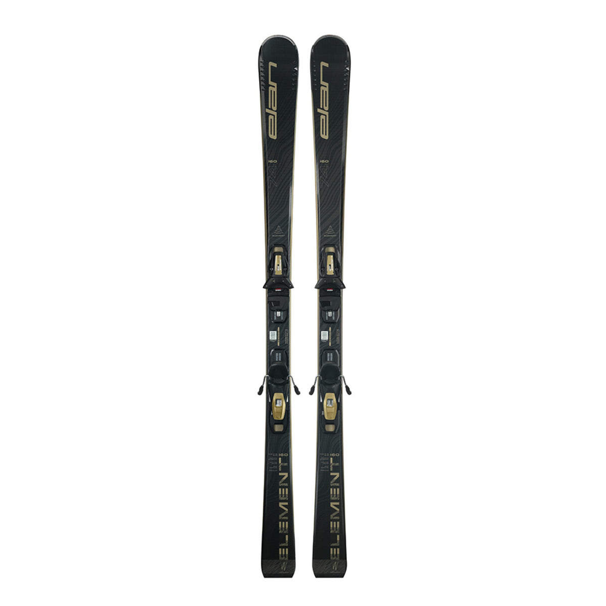 Elan Element 74 W Black Skis w/EL 9.0 GW Shift B78 Black/Sand Bindings ...