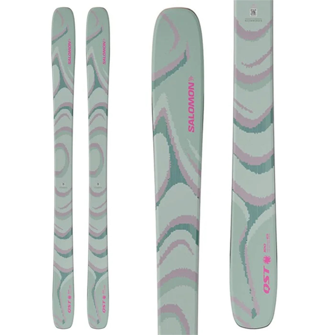 Salomon QST 100 Skis Iceberg Green 2026 172