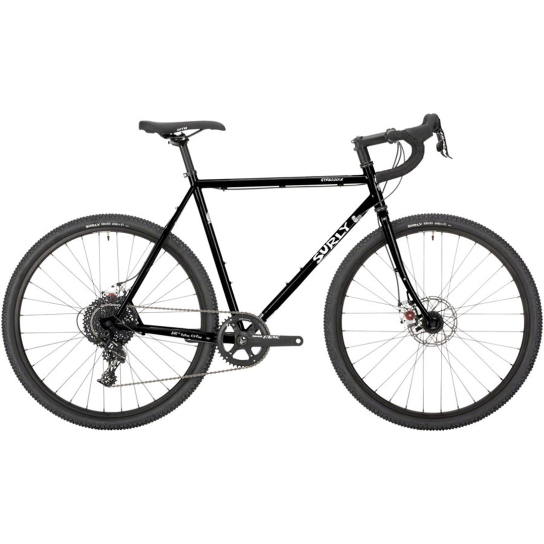 steel gravel race bike Surly | Straggler Bike | Black