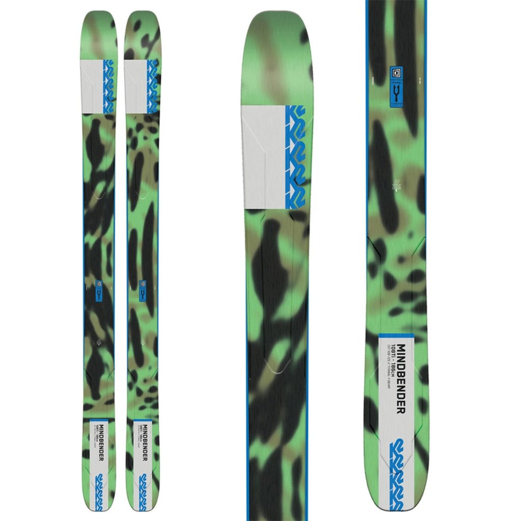 2022 k2 mindbender 108ti skis 2025 172cm shaped plate in the core K2 mindbender 108ti skis review